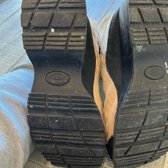 TECNICA Women’s Italian White Calf fur Ankle boot size 7 Winter Boot Waterproof - Picture 8 of 14